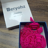 Beryohz Fashion Long Thread Tassel Dangle Earrings for Women Gifts