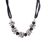 Beryohz Black Statement Choker Collar Necklace Jewelry for Women